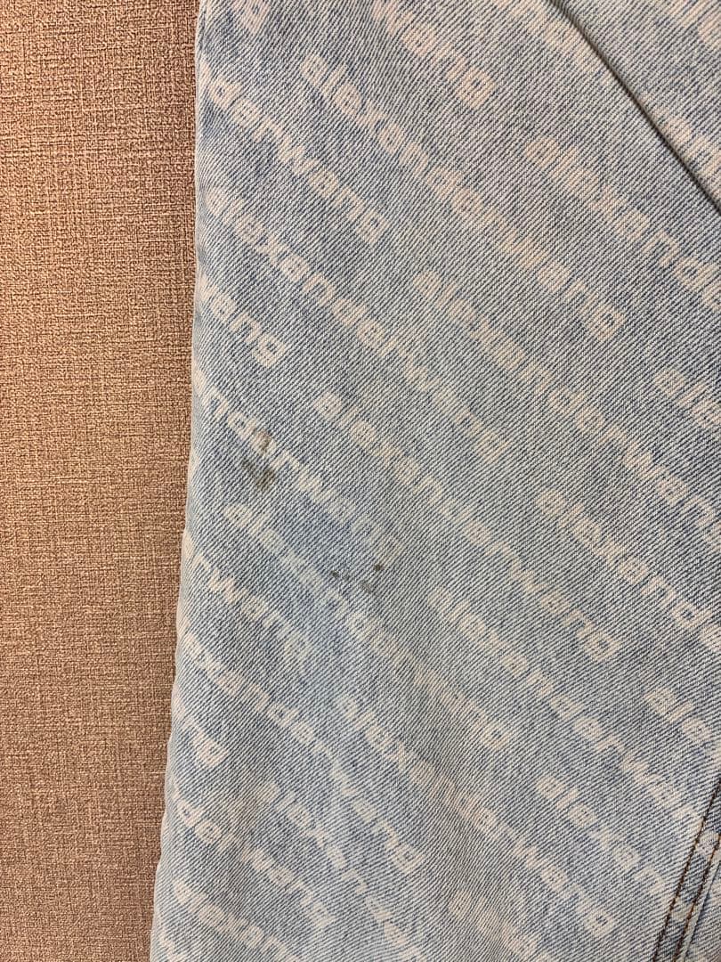 alexanderwang ロゴプリント デニムパンツ ジーンズ　サイズ26