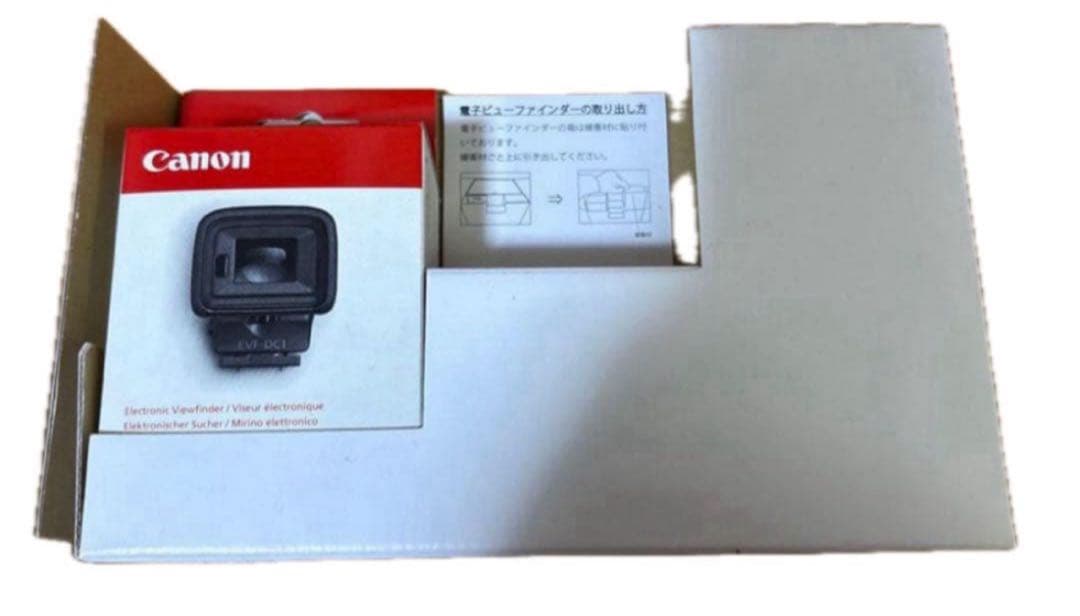 貴重　当時品 未使用　Canon PowerShot G3X EVF KIT