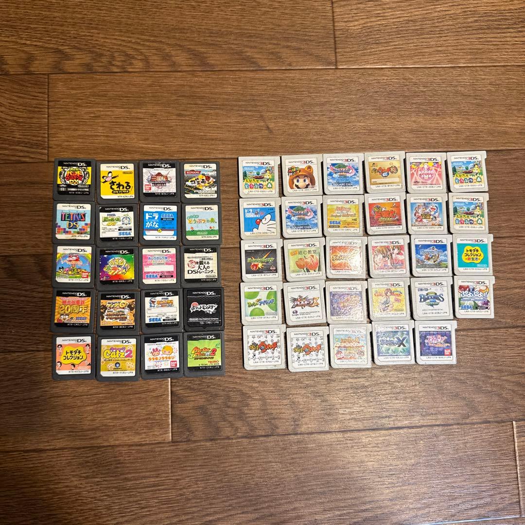 DSソフト　3DSソフトまとめ売り　ジャンク　49枚