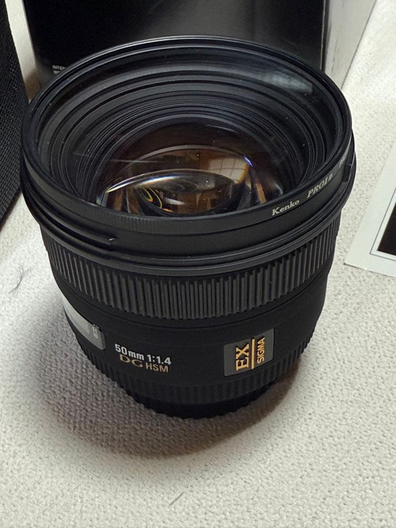 SIGMA 50mm F1.4 EX DG レンズ　キャノン　EFマウント