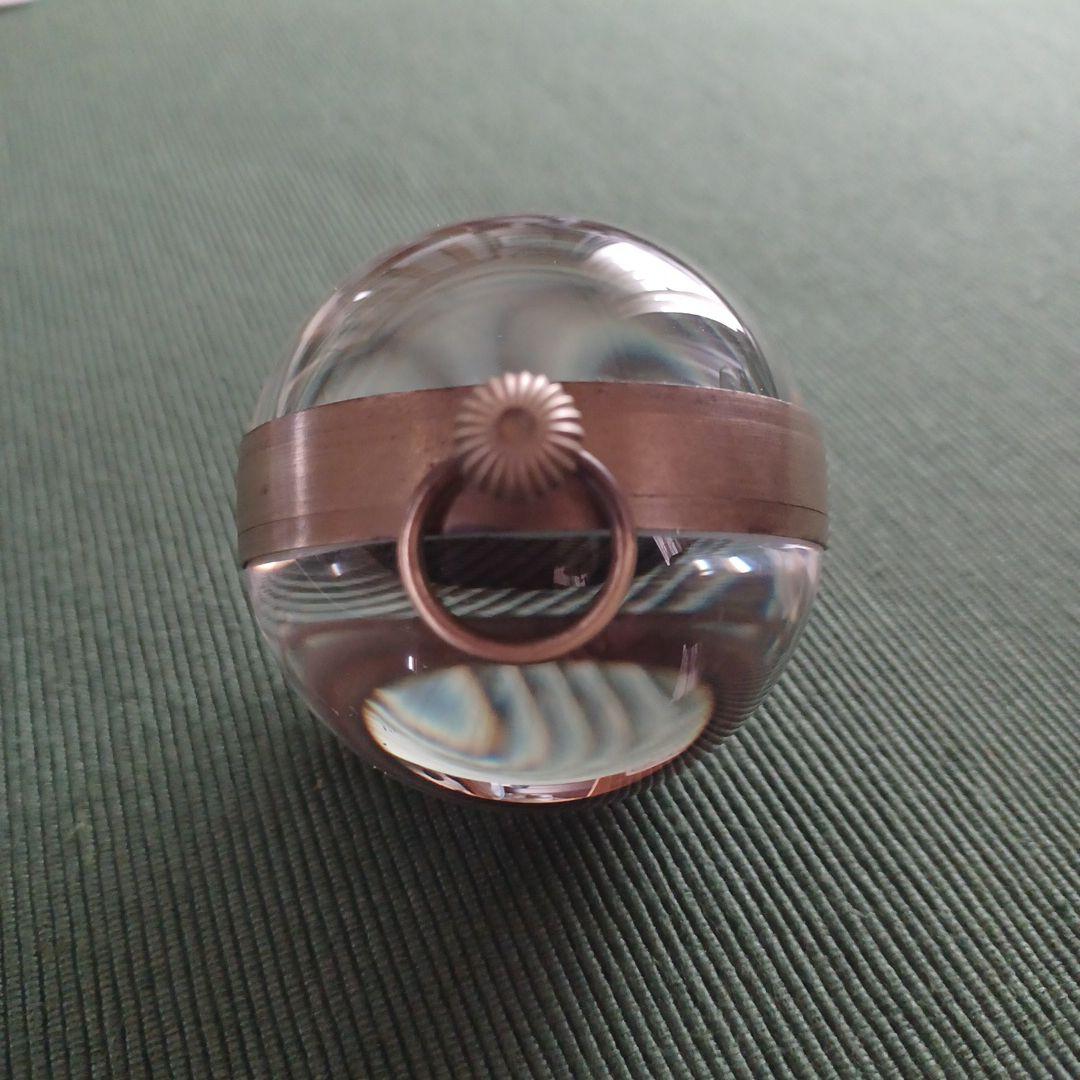 OMEGA オメガ 手巻き アンティーク 球体時計 クリスタル 置時計 稼動品