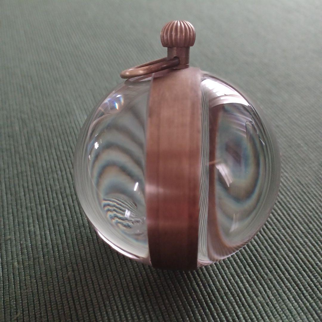 OMEGA オメガ 手巻き アンティーク 球体時計 クリスタル 置時計 稼動品