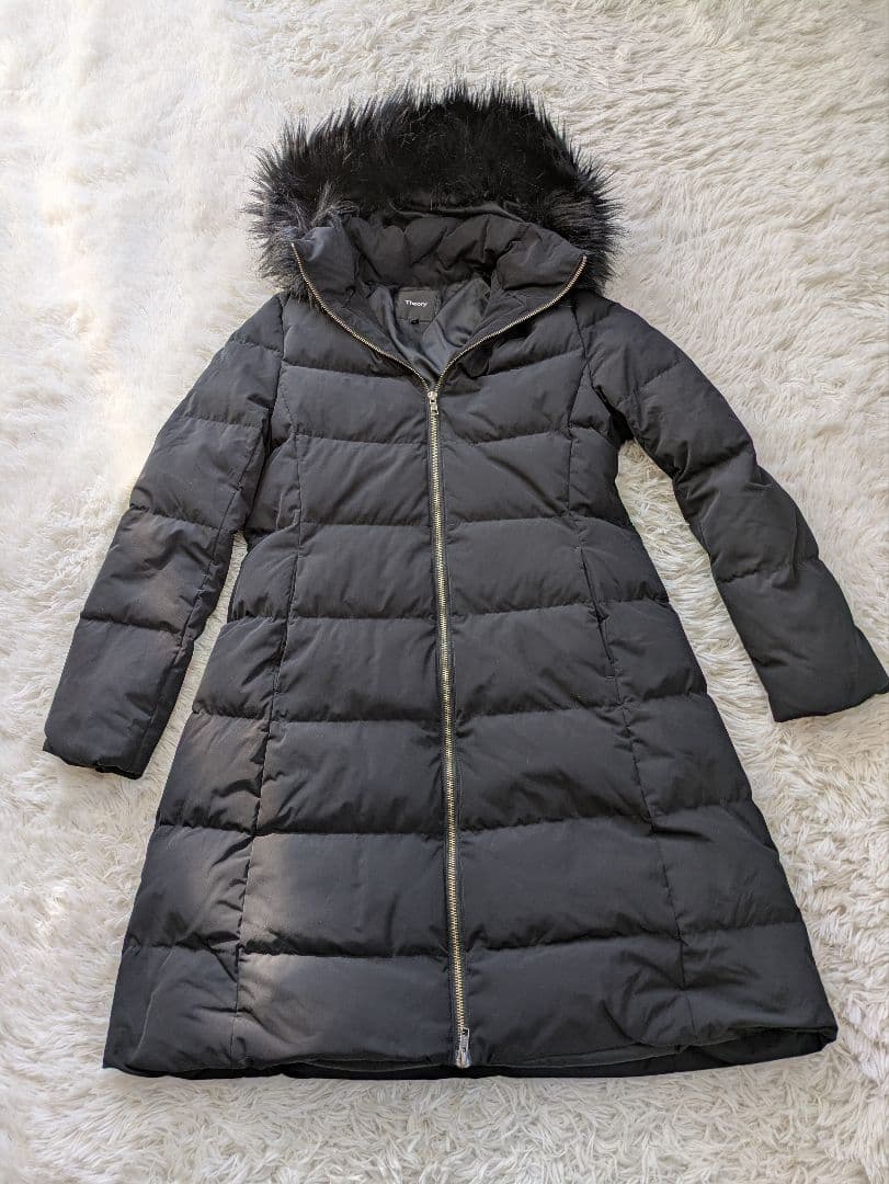 美品✨Theory　現行品　ダウンコート　3way フードファー　サイズМ