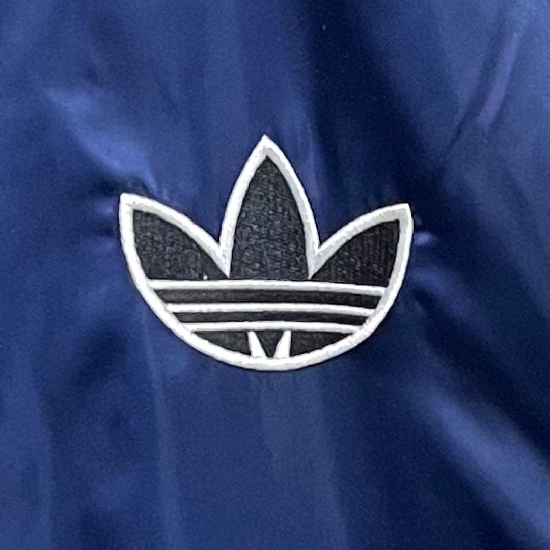 【超希少‼️】美品 adidas ボンバージャケット スカジャン M 紺 古着