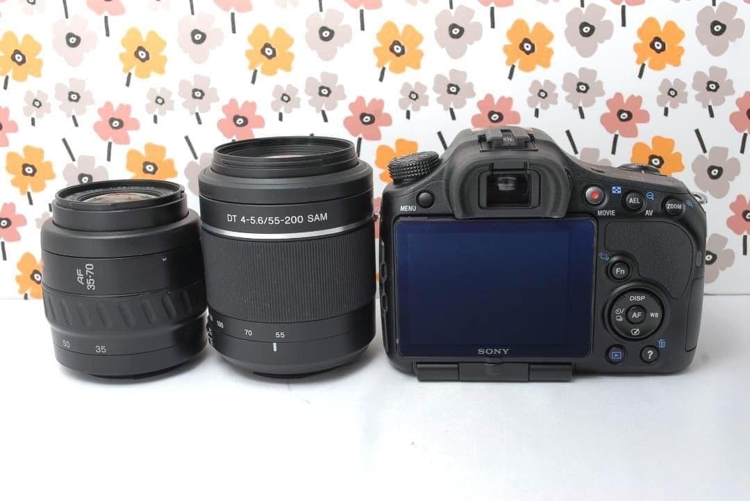 ❤SONY α57❤ショット数1848回！❤望遠レンズセット❤一眼レフカメラ❤