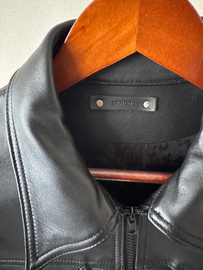 ホフさん専用　MINE DENIM シングルレザーライダース