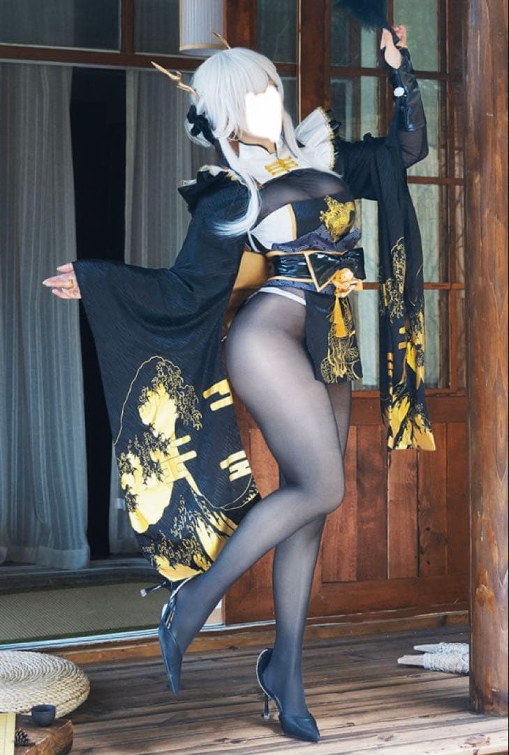 NIKKE ブラン コスプレ衣装 ウィッグ、小道具付き