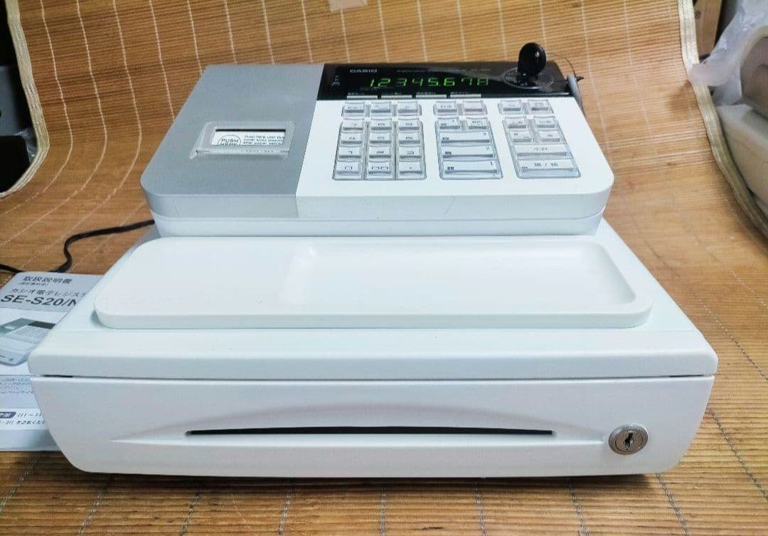 カシオレジスター　SE-S20/NL200　人気機種　送料無料　22020987