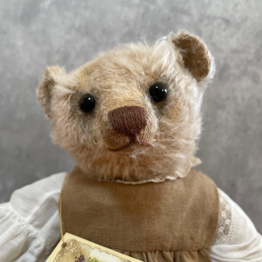 海外 アーティスト テディベア フォーゲットミーノット　 約28cm