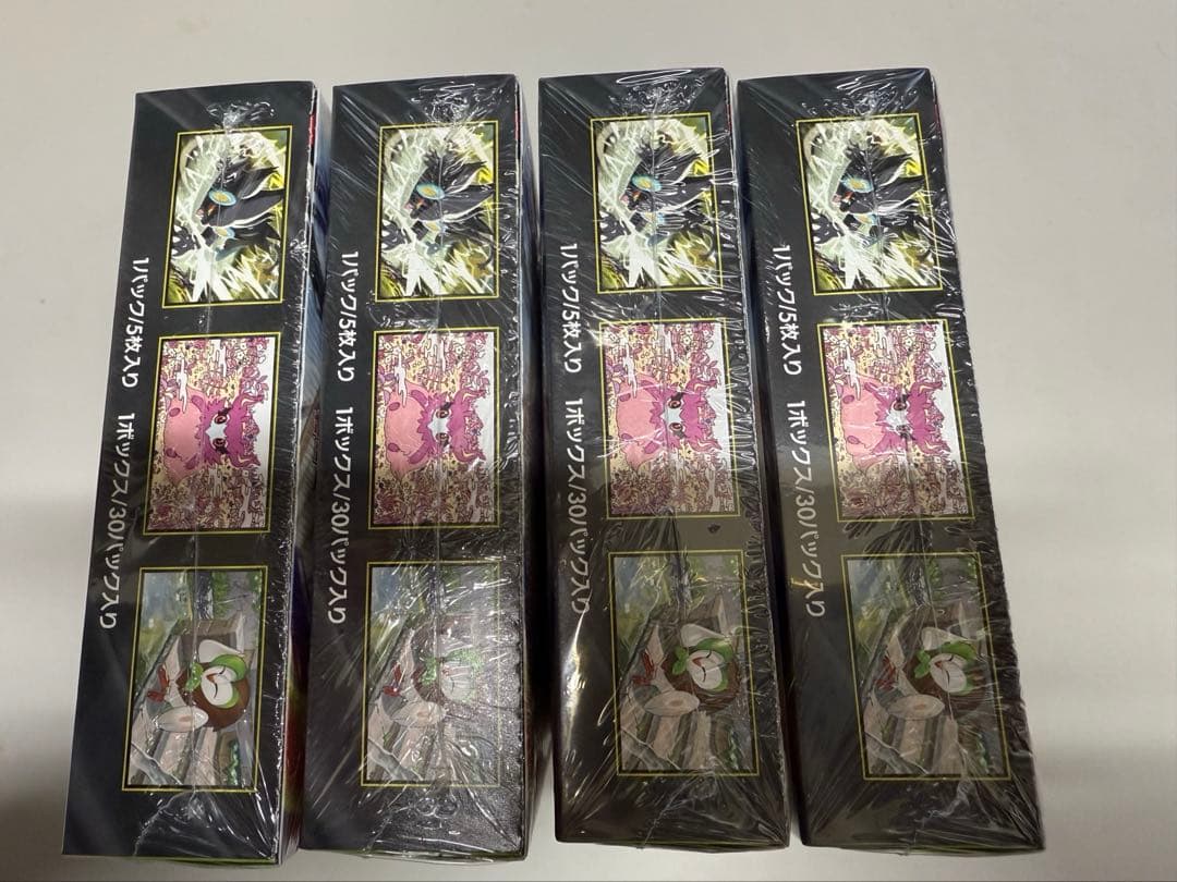 ポケカ　ムニキスゼロ　シュリンク付4BOX