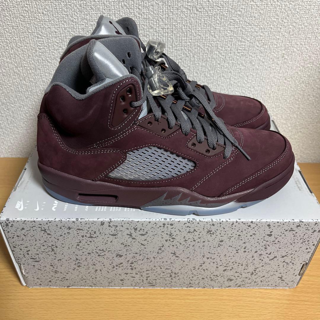 新品 AIR JORDAN 5 RETRO SE BURGUNDY 29cm