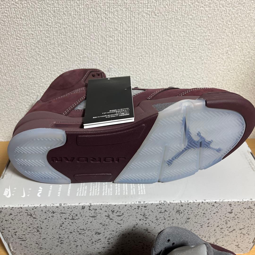 新品 AIR JORDAN 5 RETRO SE BURGUNDY 29cm