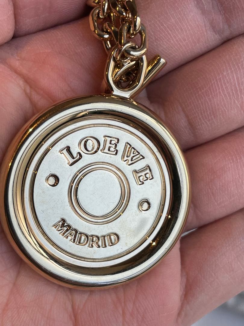 【美品】LOEWE ナッパレザー アナグラム　ハンドバッグ ブラック 黒