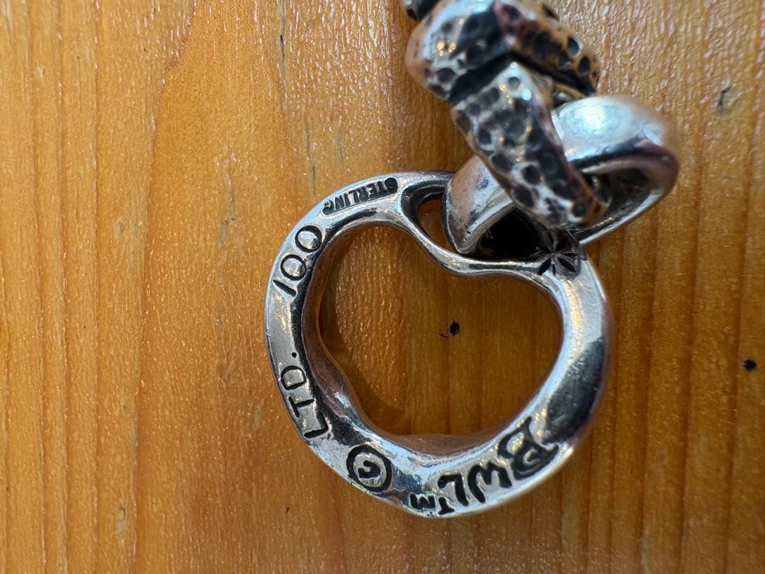 ビルウォールレザー　ボートリンク　ブレスレット　スターリングシルバー