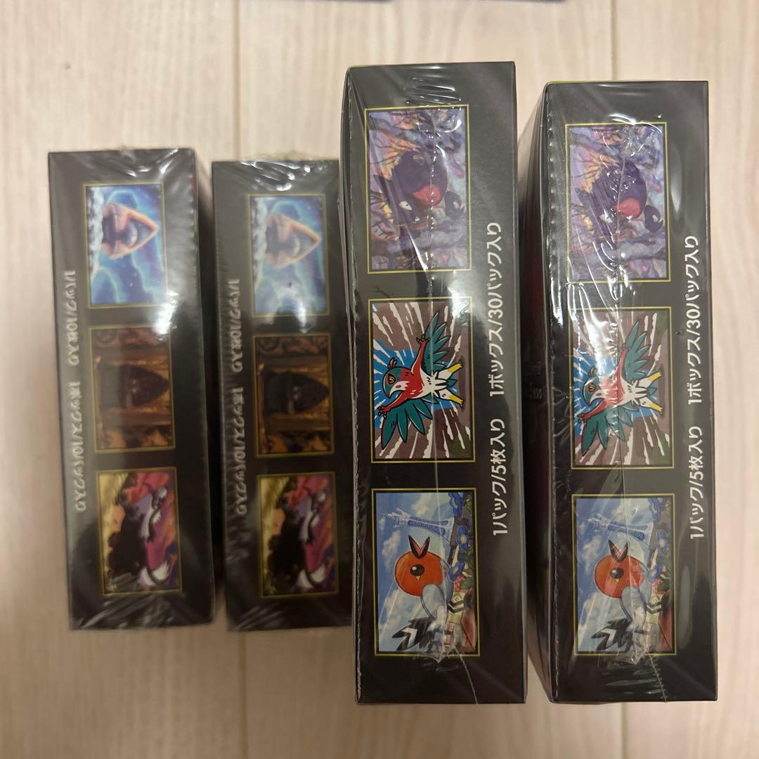 【シュリンク付】MEGAドリームex2箱、ムニキスゼロ2箱、スタートデッキ2箱