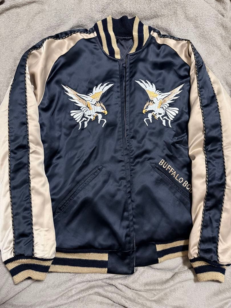 ２面用 未使用近い BUFFALO BOBS 鷲 日本限定 スカジャン 美品