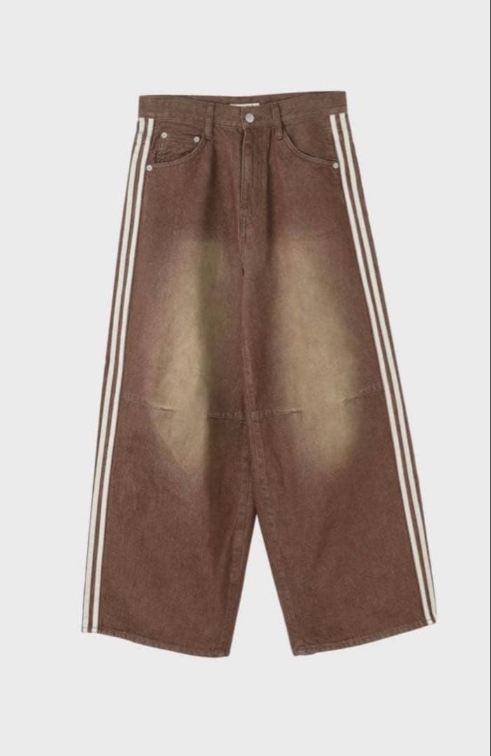 THE TOE ブラウンデニムパンツ Sサイズ