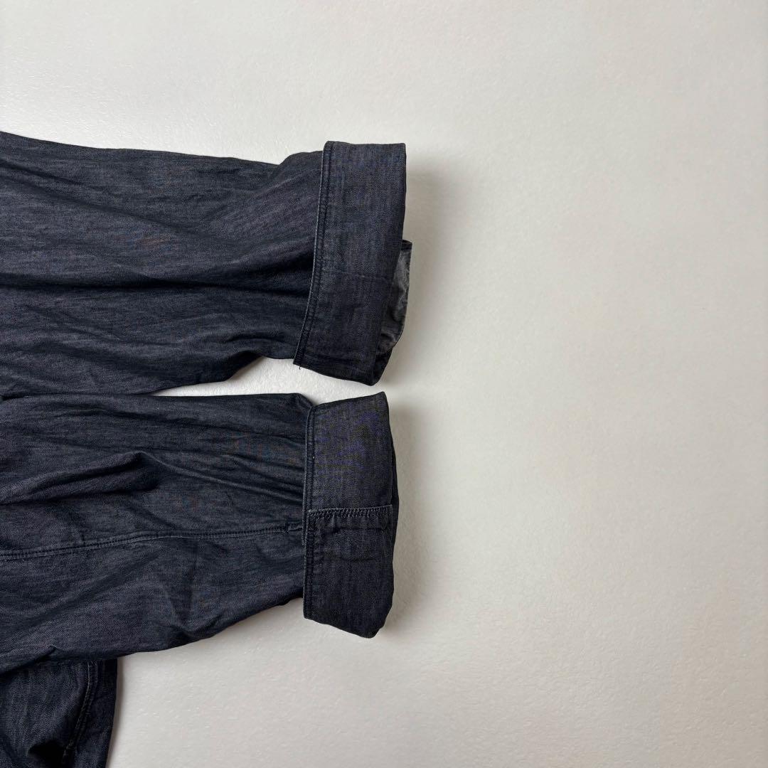 フィータ　Trinity ブラックデニムシャツ　ピンタック　ブザム　トリニティ