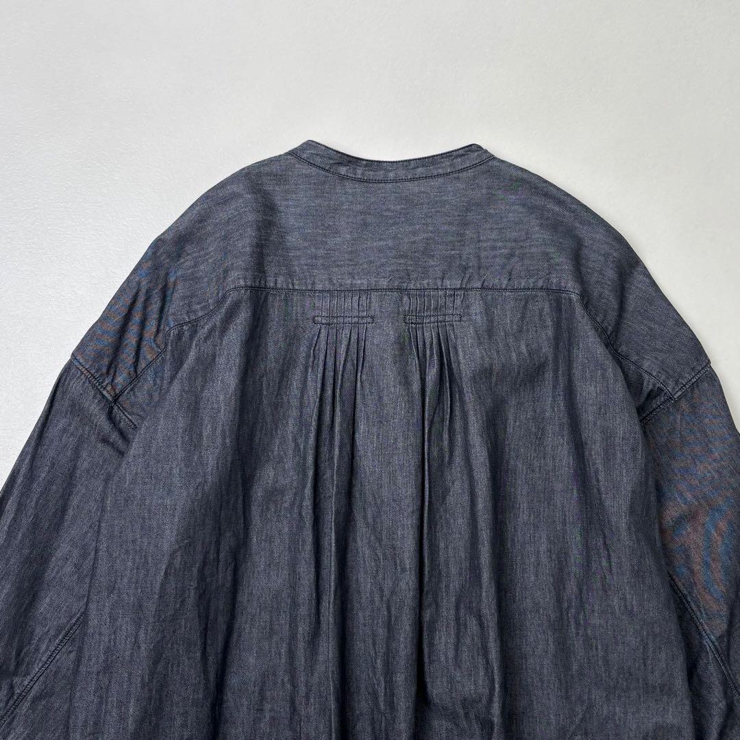 フィータ　Trinity ブラックデニムシャツ　ピンタック　ブザム　トリニティ