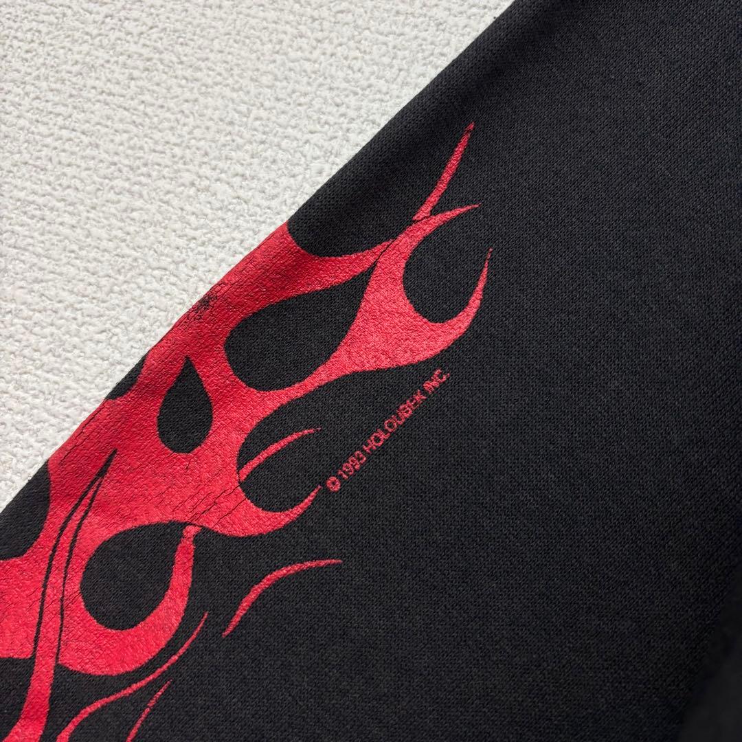 90s HARLEYDAVIDSON ハーレーダビッドソン フレイム スウェット