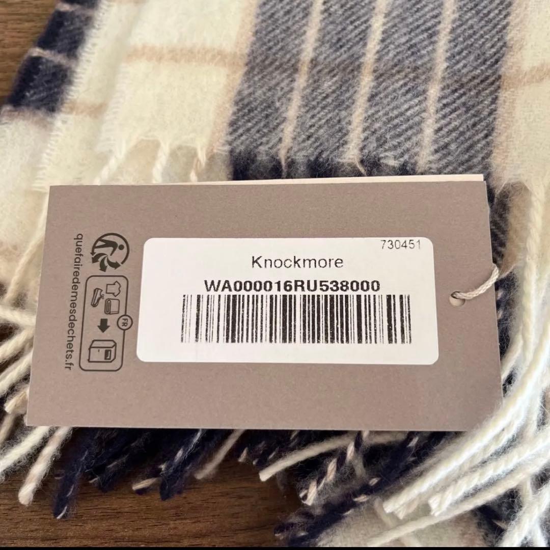 Johnstons of Elgin チェック柄マフラー Knockmore