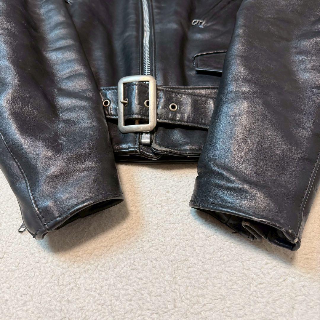 size44 SCHOTT HARLEY DAVIDSON ライダースジャケット