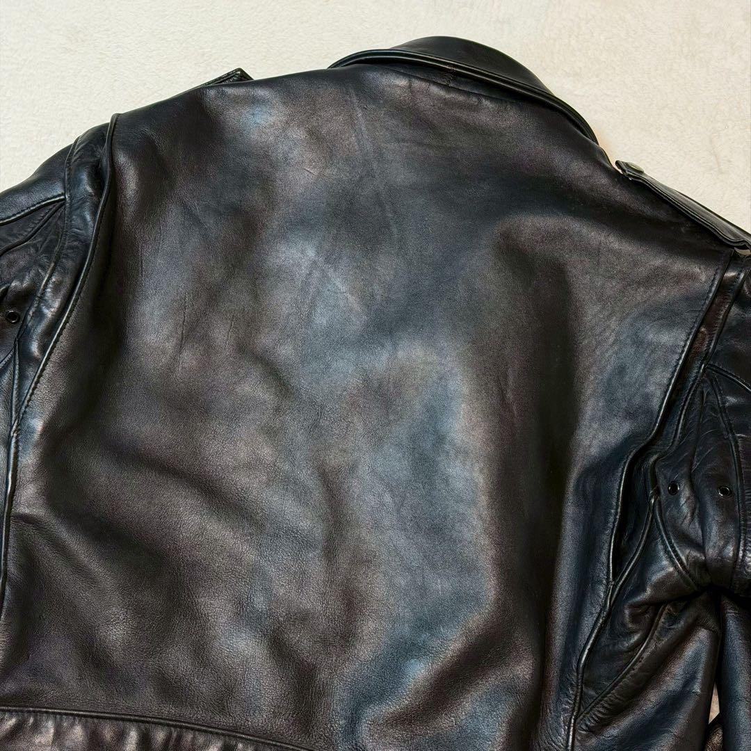 size44 SCHOTT HARLEY DAVIDSON ライダースジャケット