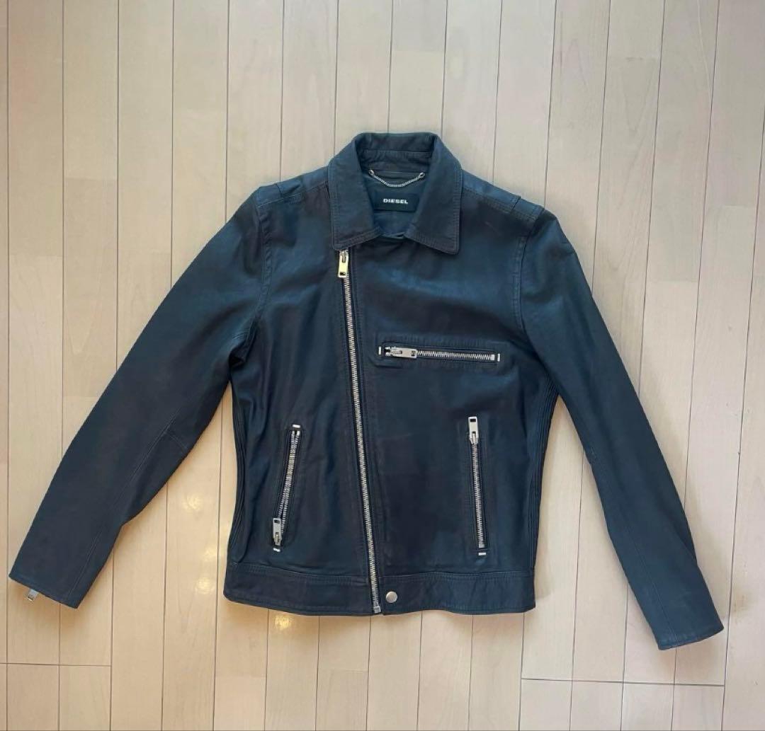 【ほぼ未使用品】激安特価中❣️❣️DIESEL/ディーゼル ライダースジャケット