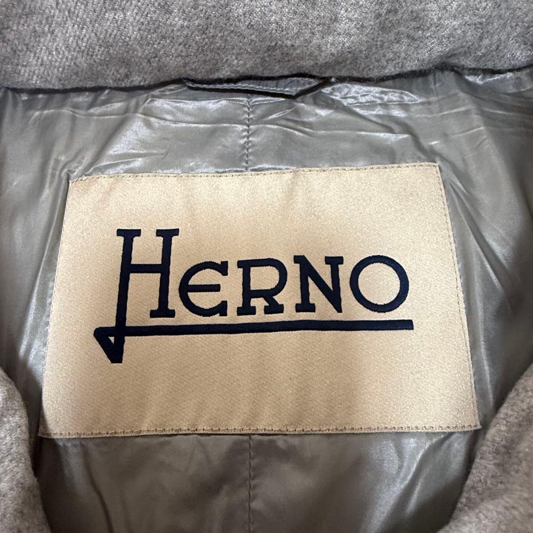 HERNO PIACENZA カシミヤ　シルクダウンコート