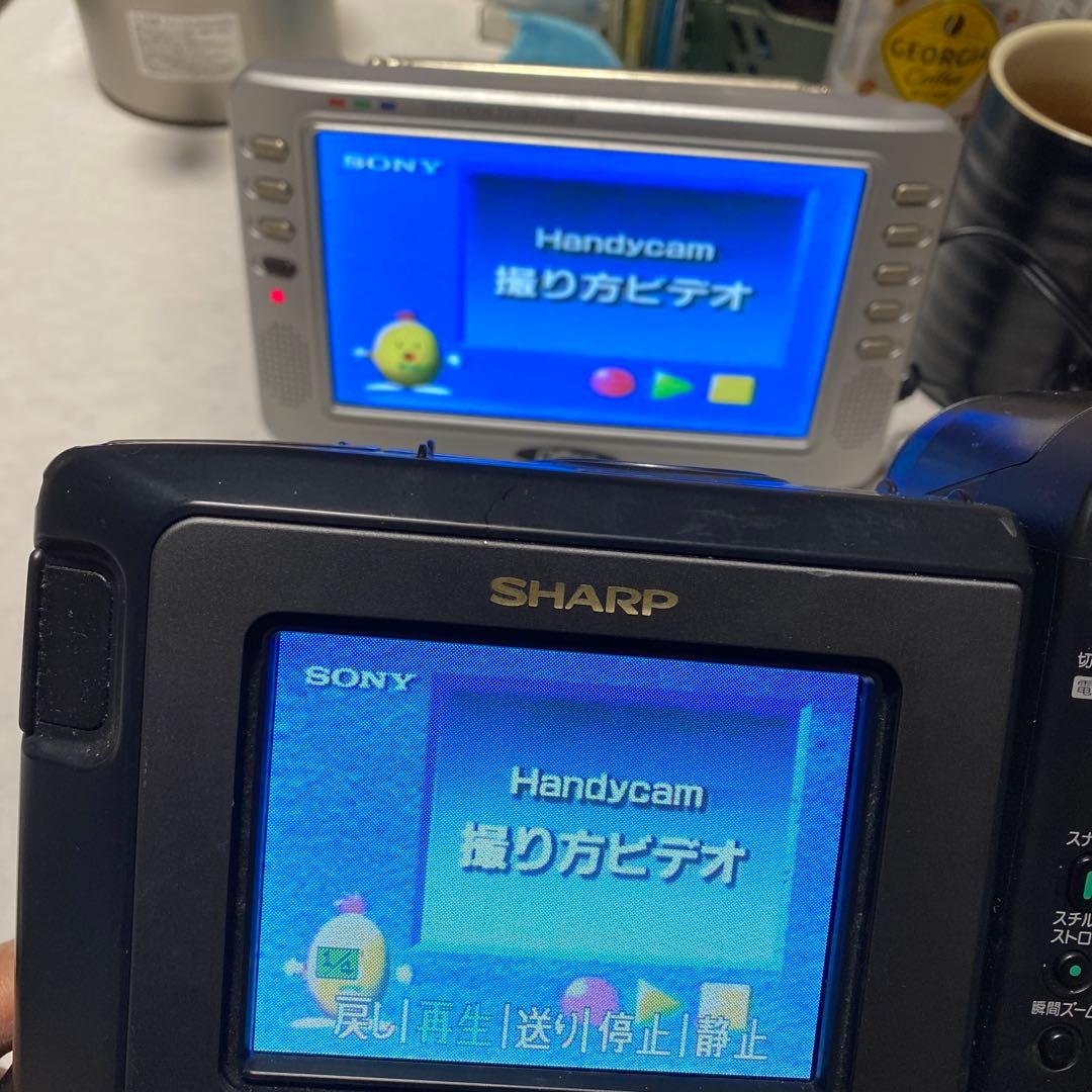 動作品　SHARP Hi8 ビデオカメラ　VL-HL50 ⑨