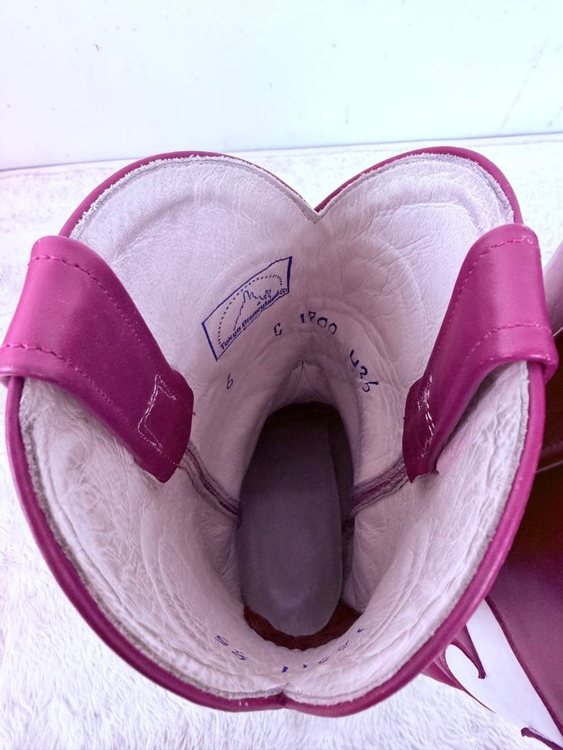 超希少 D24限定 ミッキーマウス 本革ウエスタンブーツ