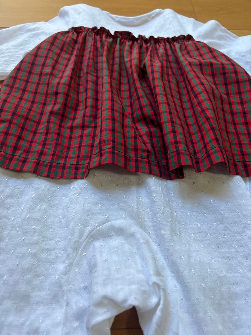 familiar 新品近い　ファミリア美品　ロンパース　70cm