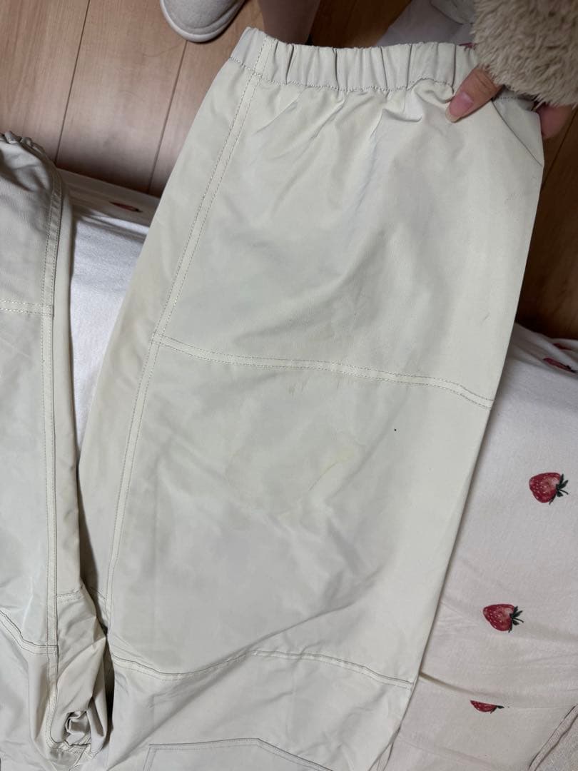 ANTHEM ホワイト オーバーオール