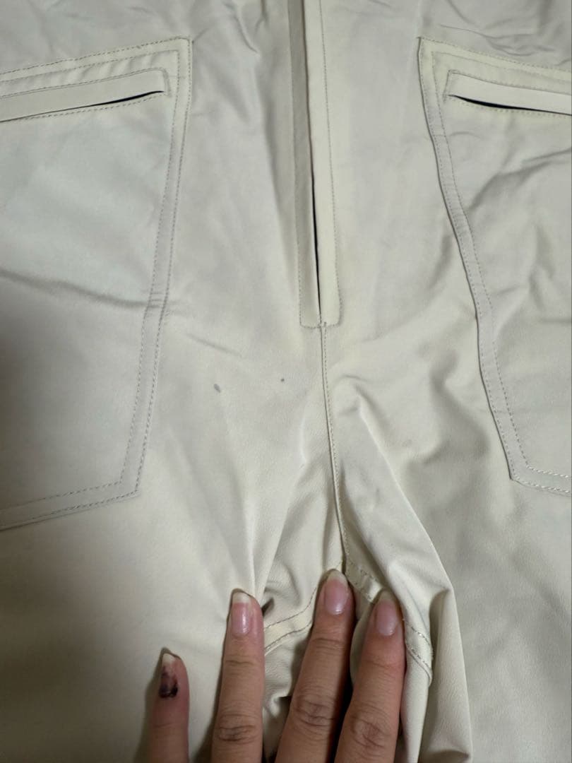 ANTHEM ホワイト オーバーオール