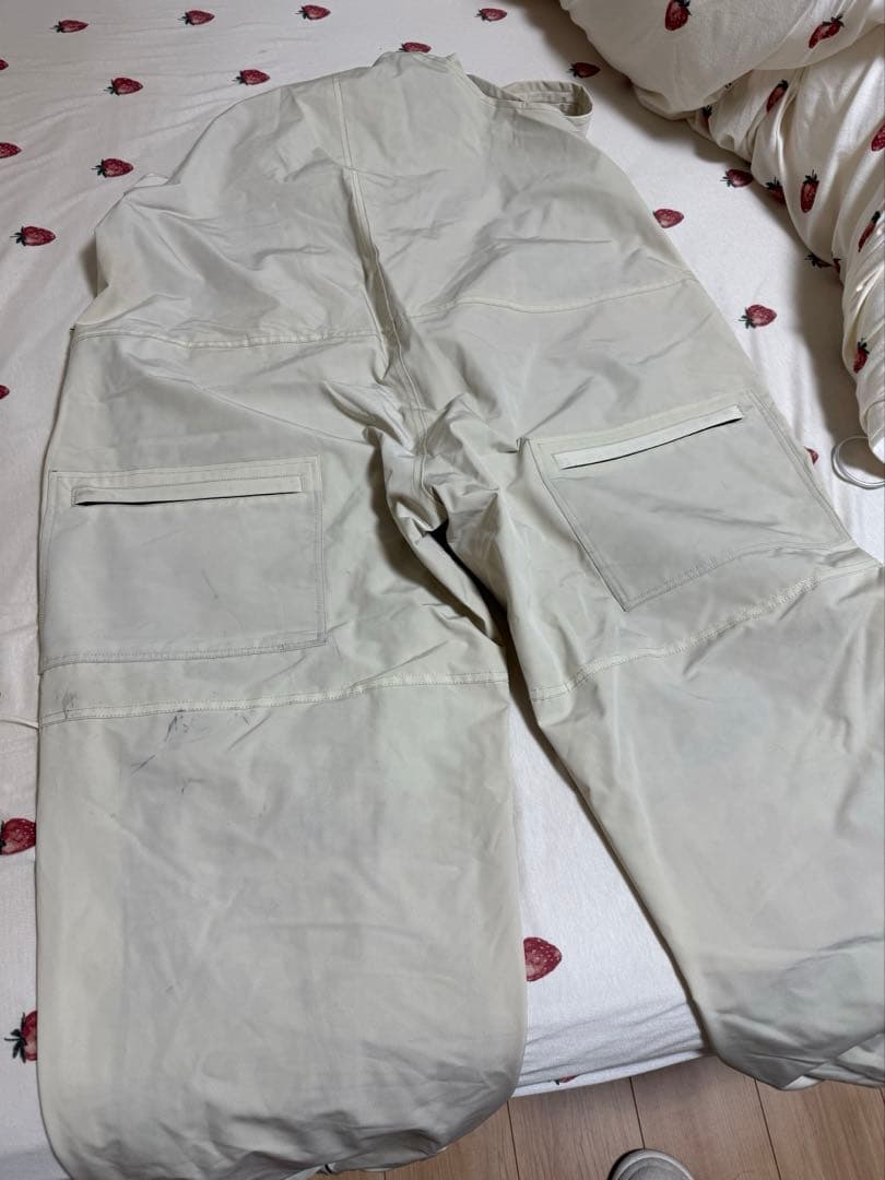 ANTHEM ホワイト オーバーオール