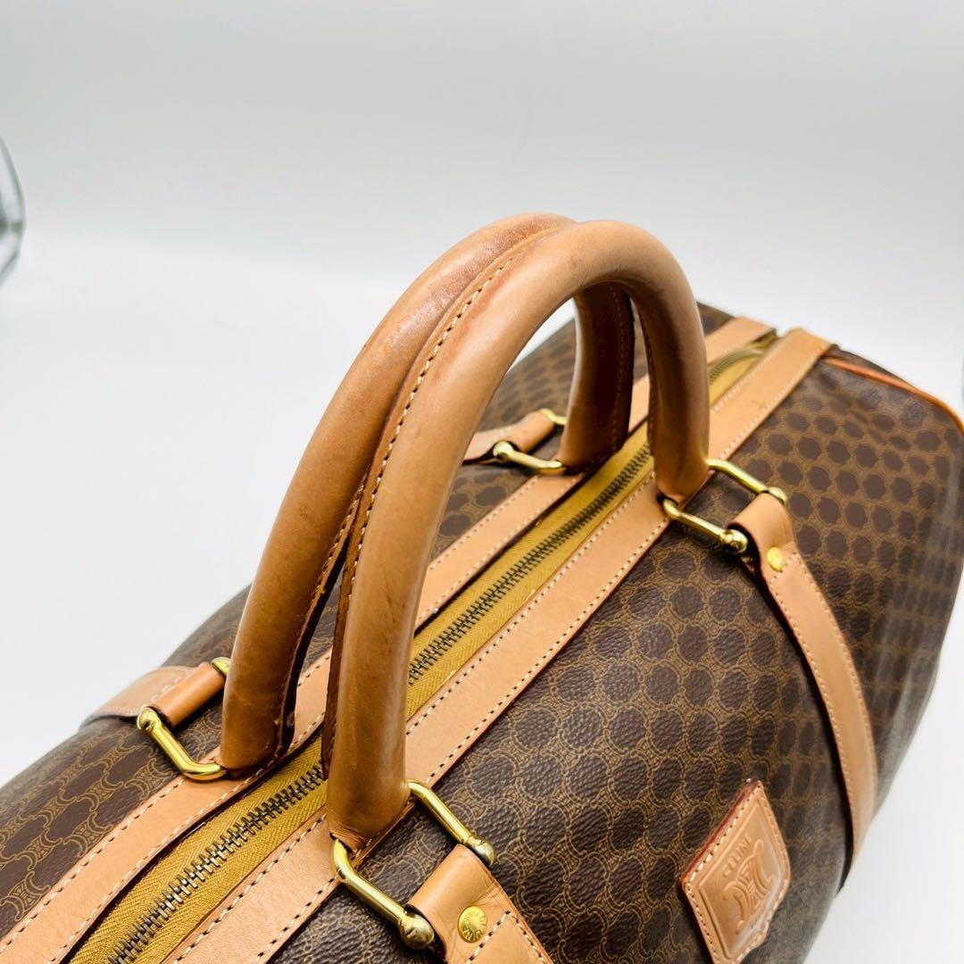 CELINE　セリーヌ ボストンバッグ マカダム柄 M13 ヴィンテージ