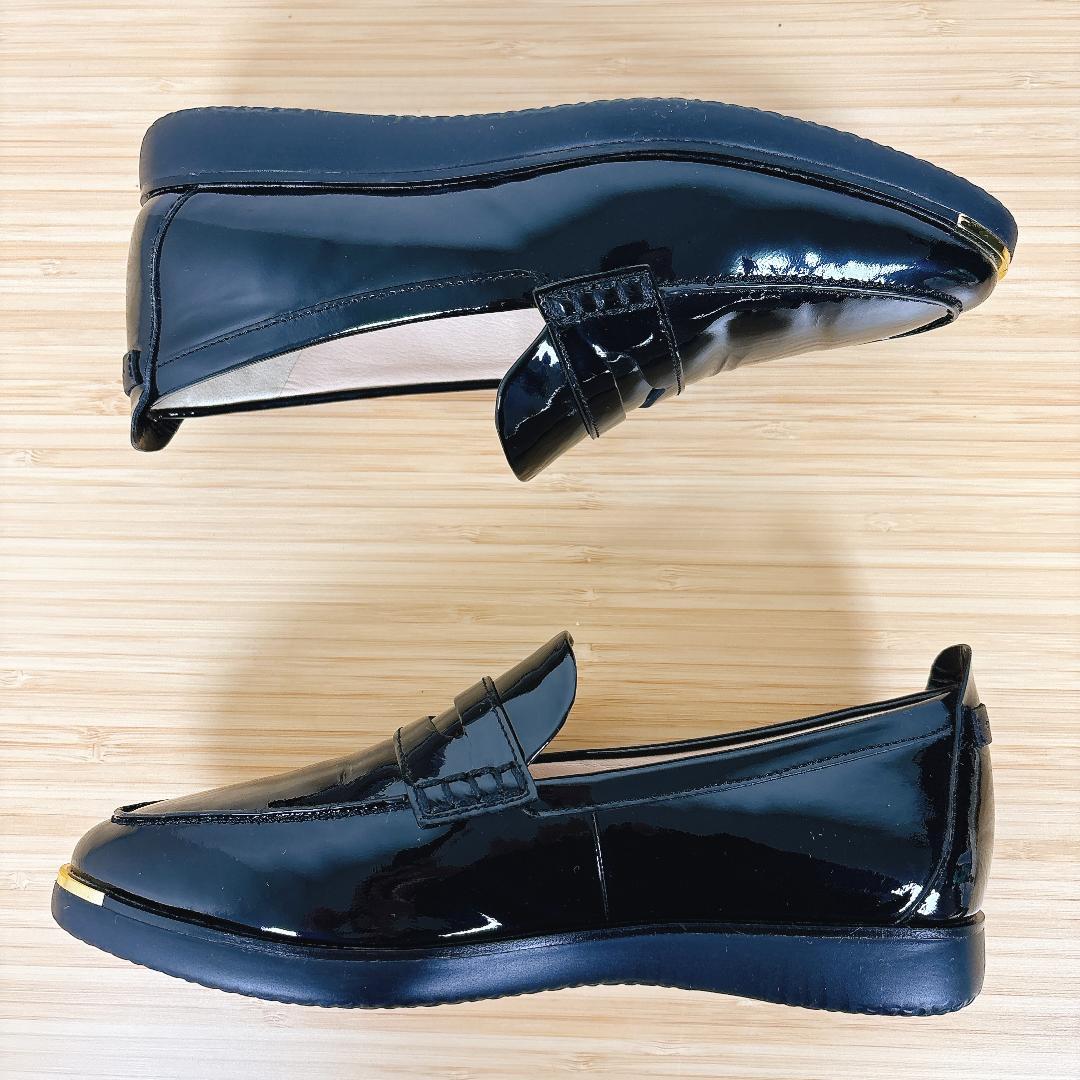 【試着程度】COLE HAAN コールハーン エナメル ローファー パテント