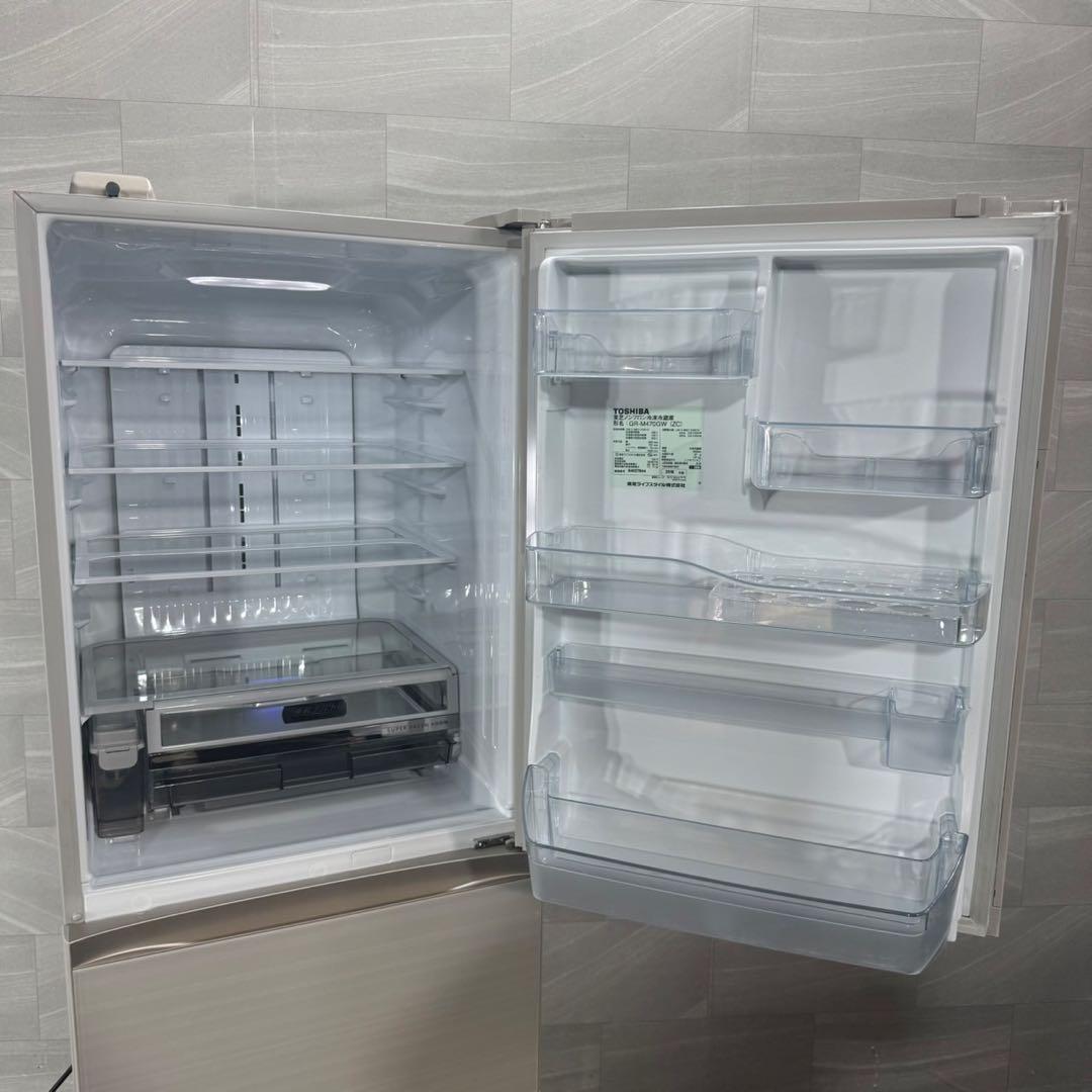 TOSHIBA 冷蔵庫 大型 5ドア 右開き 465L 2〜5人用 d4536