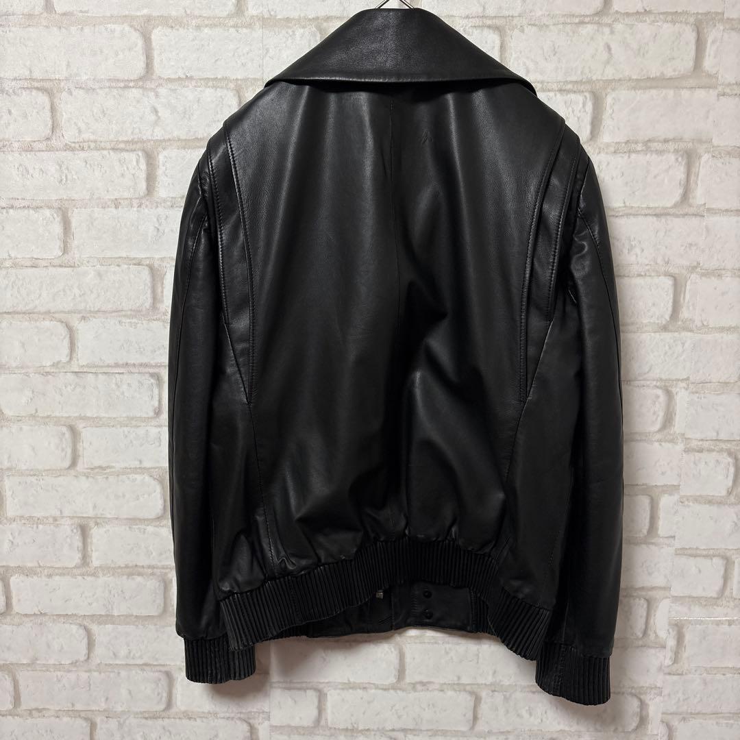 Paul Smith ラムレザージャケット　ririジップ　ハイネック アウター