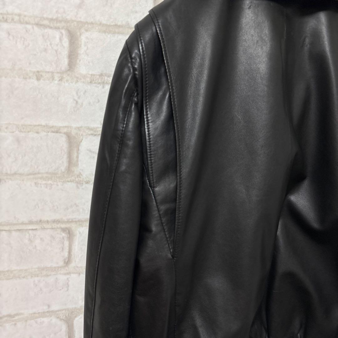 Paul Smith ラムレザージャケット　ririジップ　ハイネック アウター