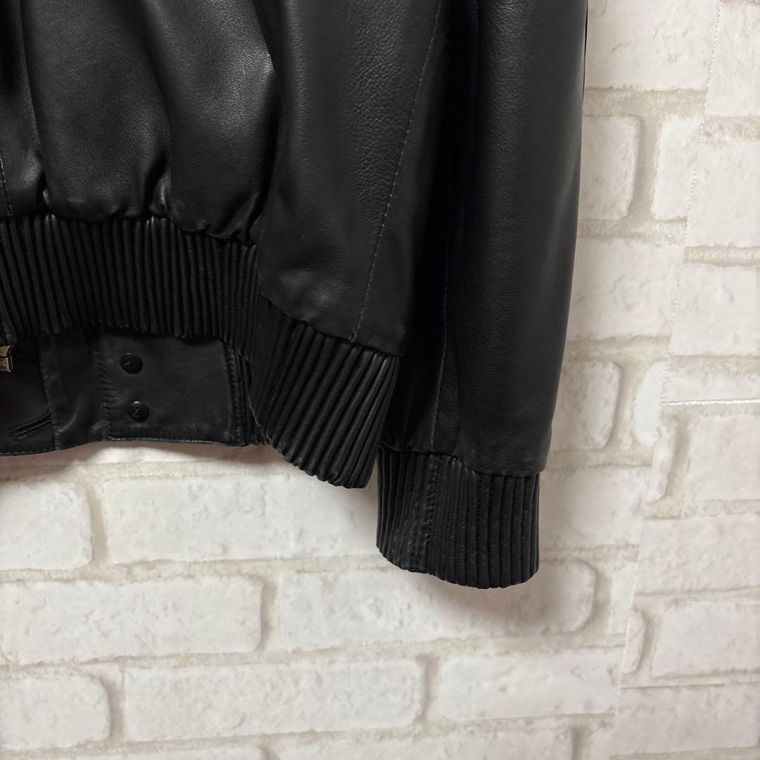 Paul Smith ラムレザージャケット　ririジップ　ハイネック アウター