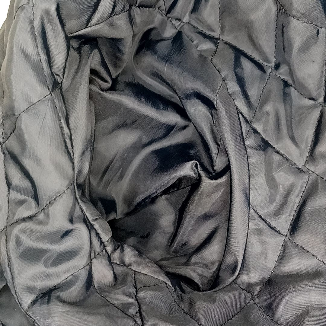 美品★DIESEL ディーゼル　ラムレザー × ナイロン　ライダースジャケット