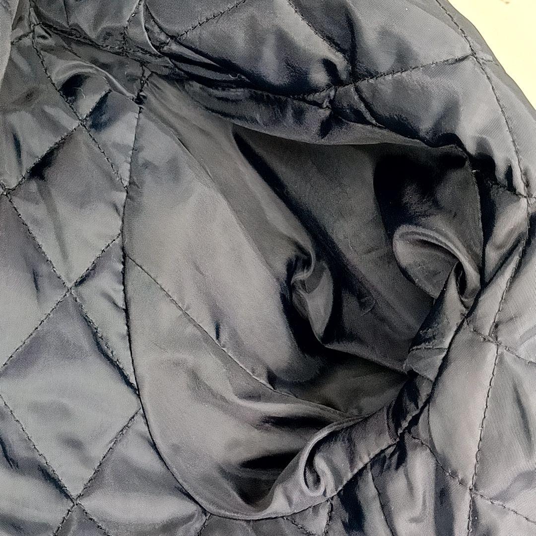 美品★DIESEL ディーゼル　ラムレザー × ナイロン　ライダースジャケット