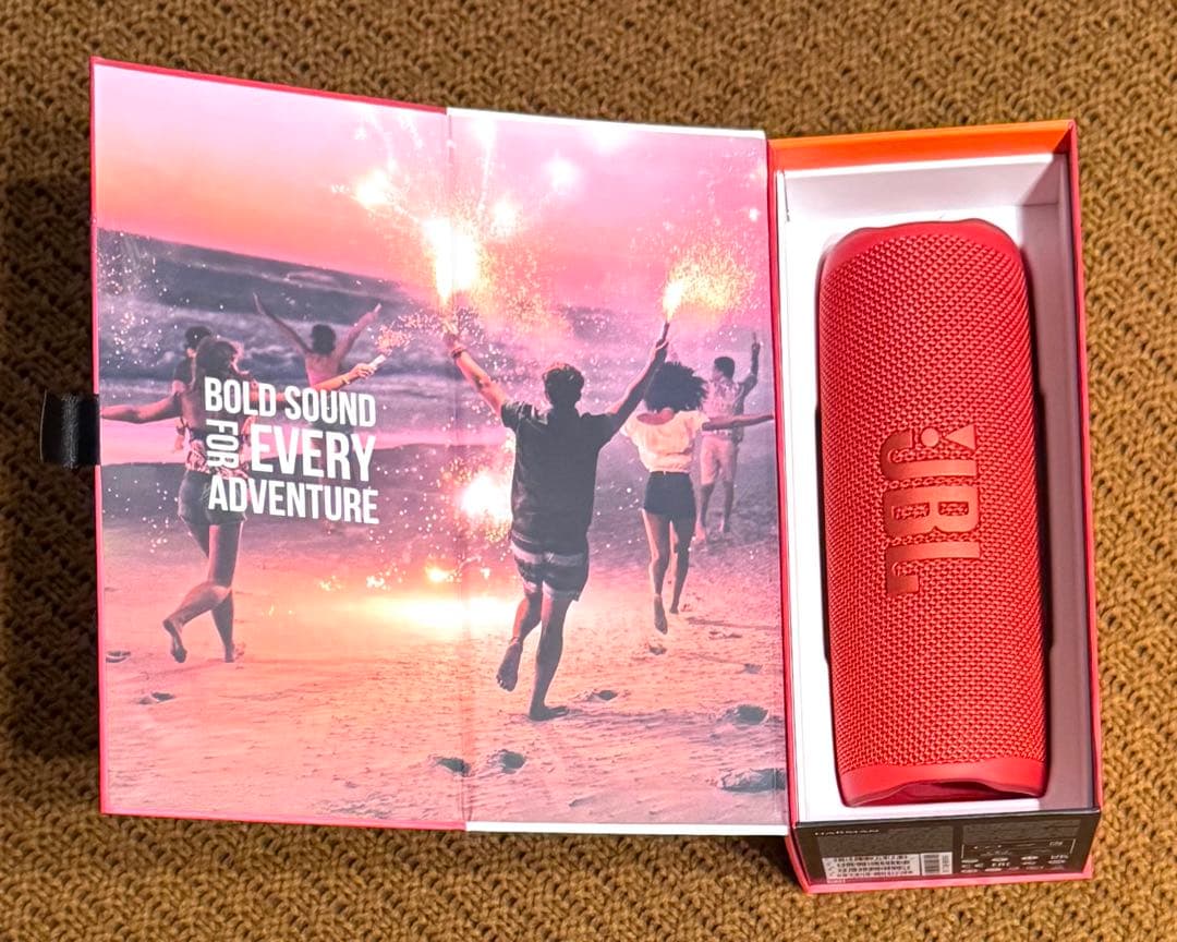 JBL FLIP6 ワイヤレススピーカー レッド 動作確認済み