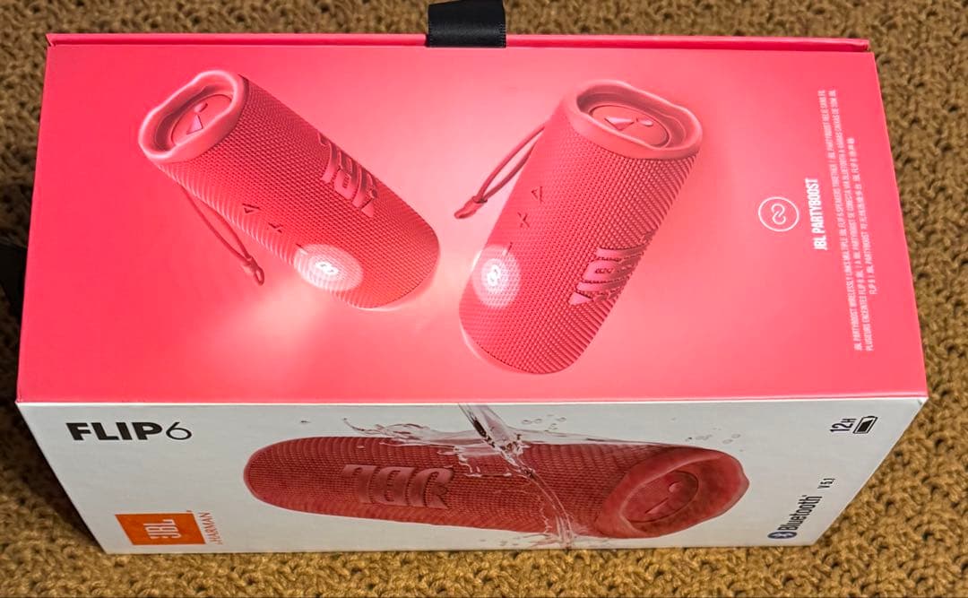 JBL FLIP6 ワイヤレススピーカー レッド 動作確認済み