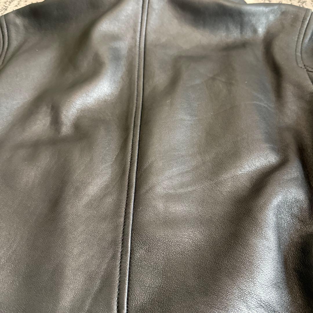 old gap レザー フーディ パーカー ラムレザー y2k FUJIくん着用