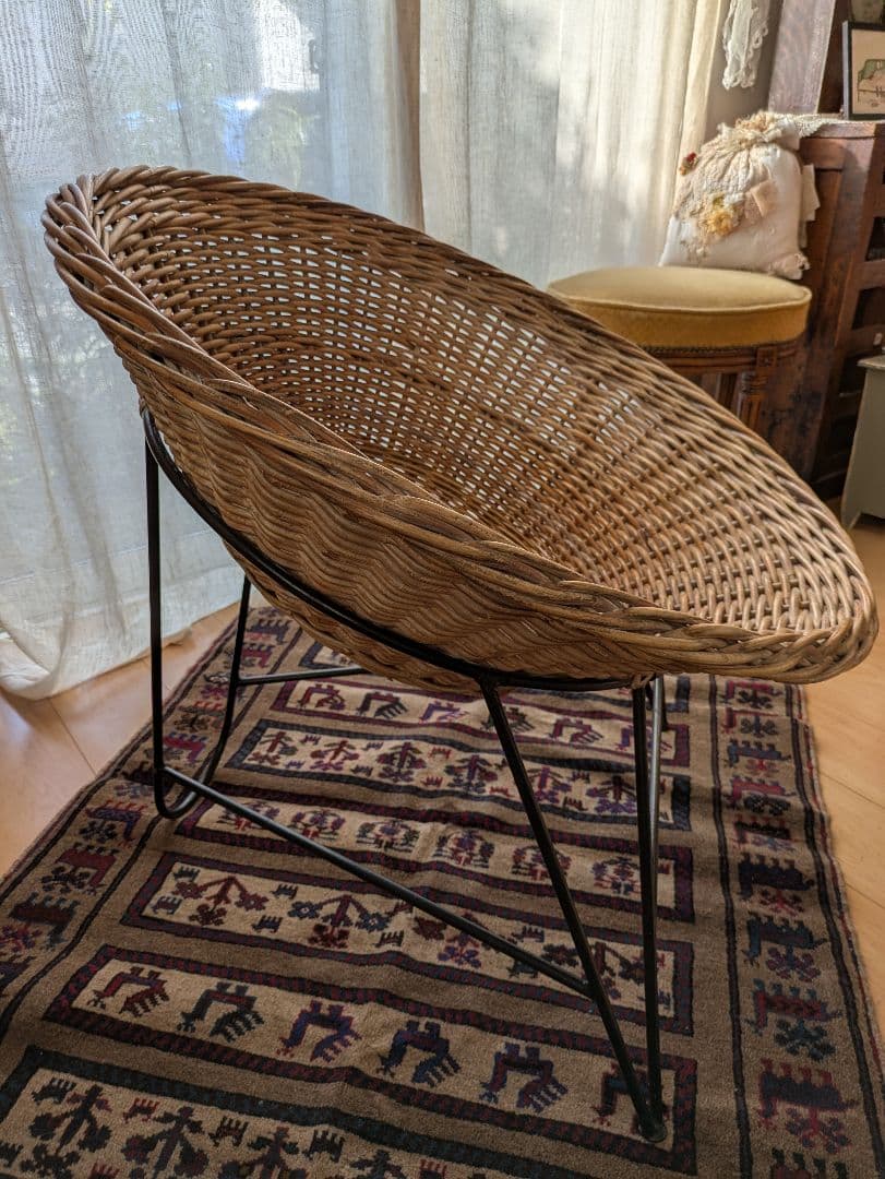 ヴィンテージ　ラタンチェア　椅子