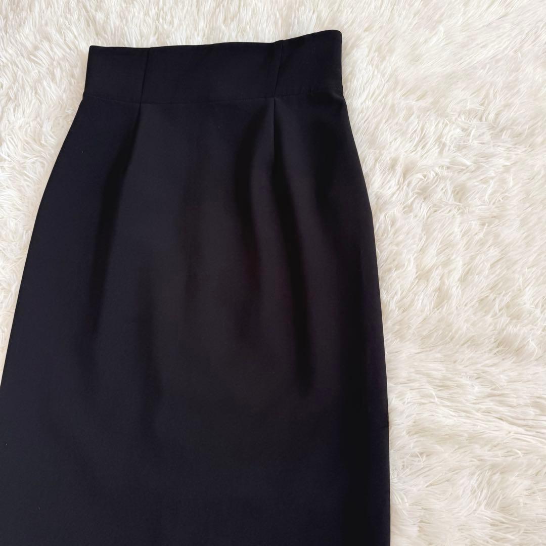 NOBLE 【洗える】ジャージーライクカラータイトスカート 36