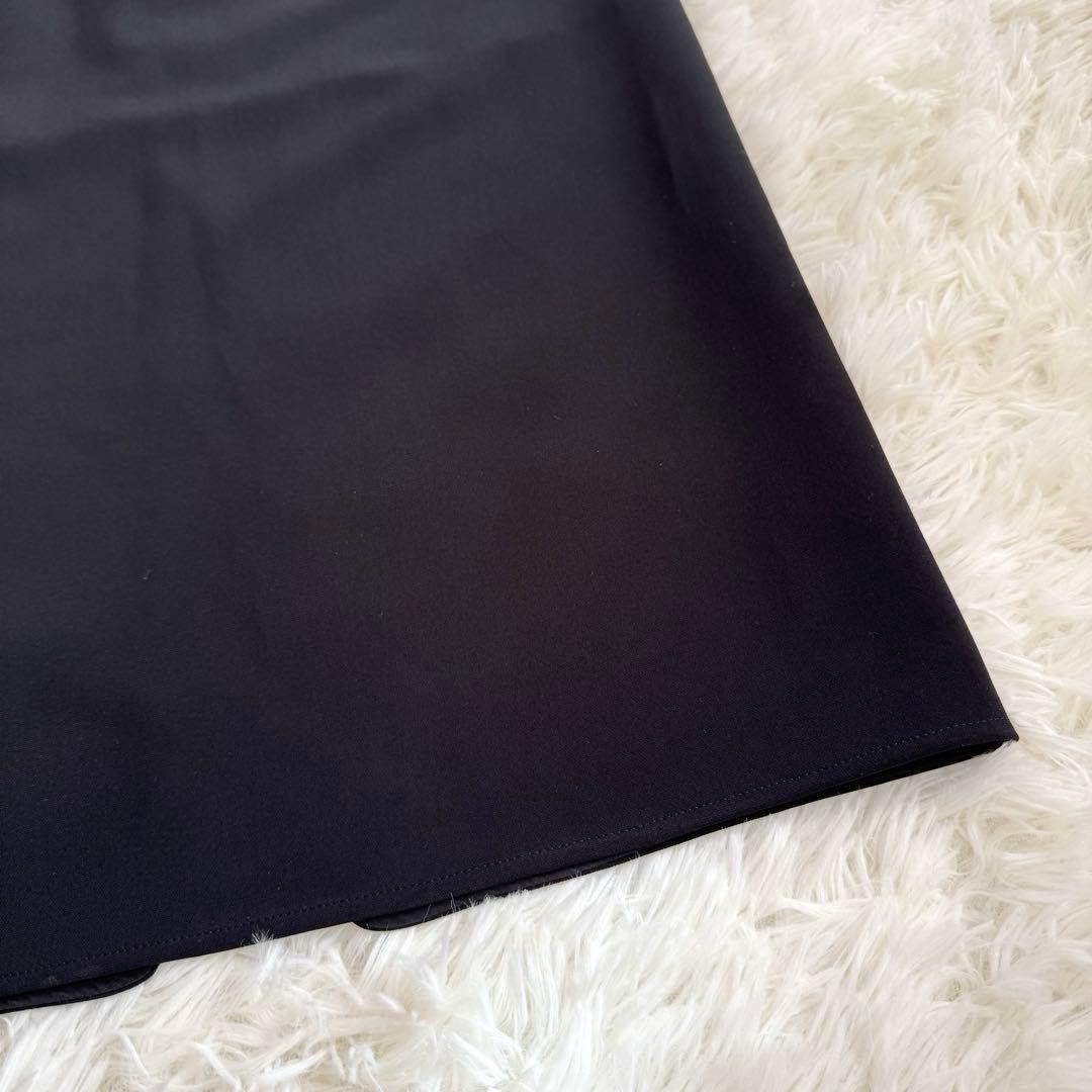 NOBLE 【洗える】ジャージーライクカラータイトスカート 36