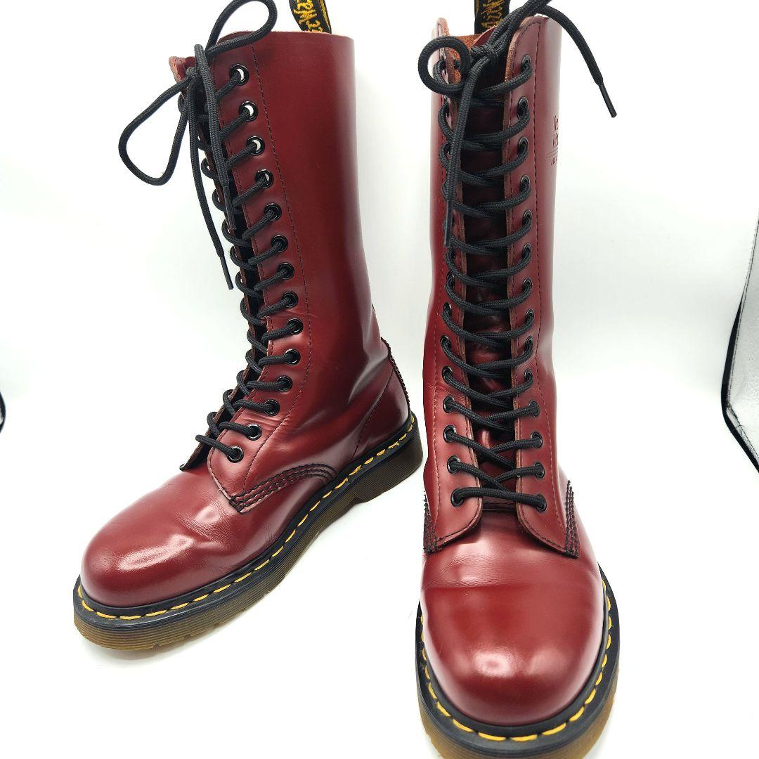 Dr.Martens　12ホール　チェリー　ロングブーツ